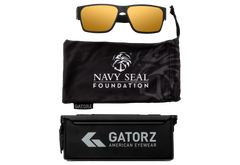 NAVY SEAL FOUNDATION DELTA ROSE POLARIZED LENS WITH GOLD MIRROR - Ammo Can Included